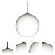 Coco 8 LED Black Cord Pendant Ceiling Light