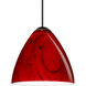 Mia 1 Light Black Cord Pendant Ceiling Light