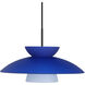 Trilo 15 LED Black Cord Pendant Ceiling Light