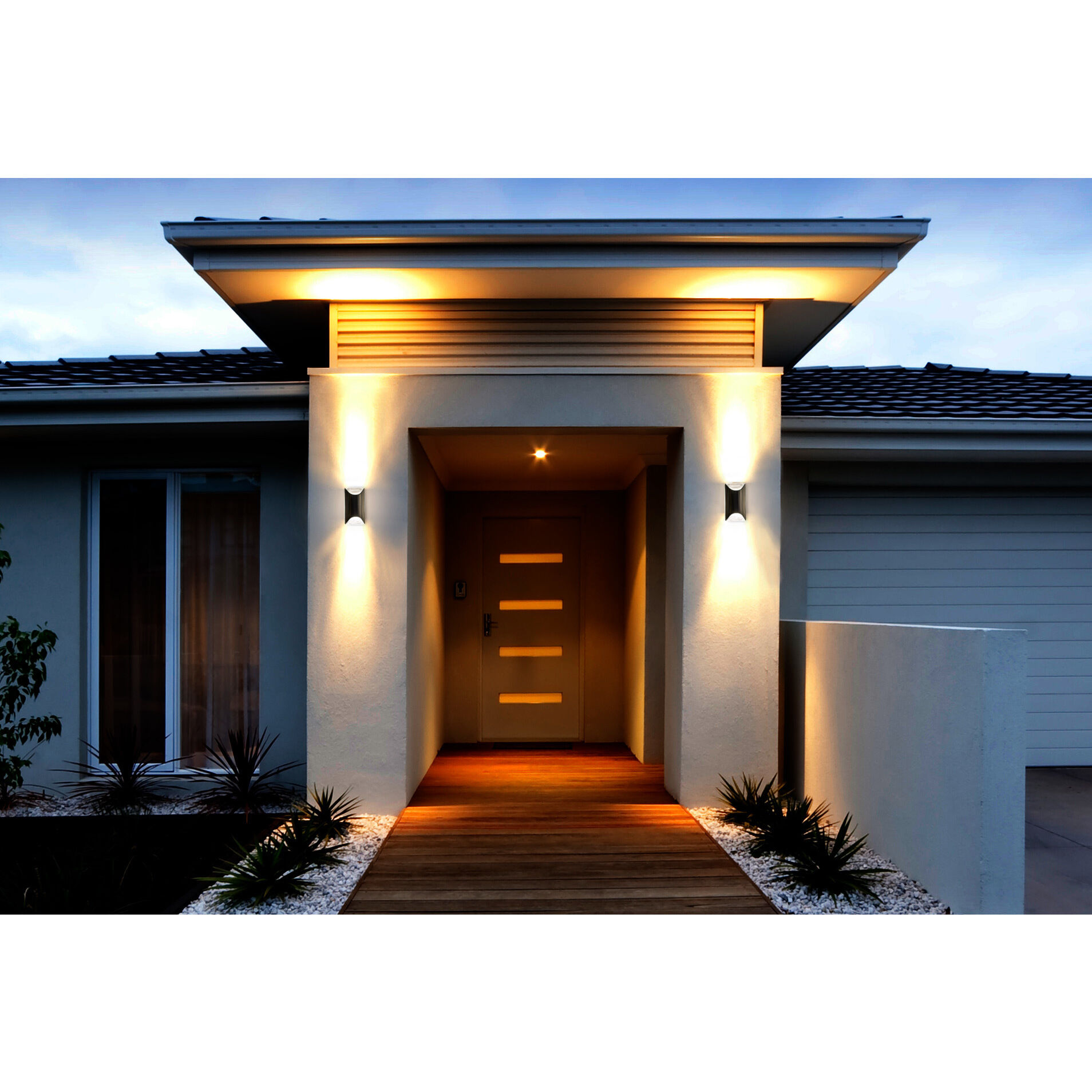 Pulse LED 10.5 inch White Outdoor Sconce