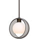 Mana LED Bronze Stem Pendant Ceiling Light