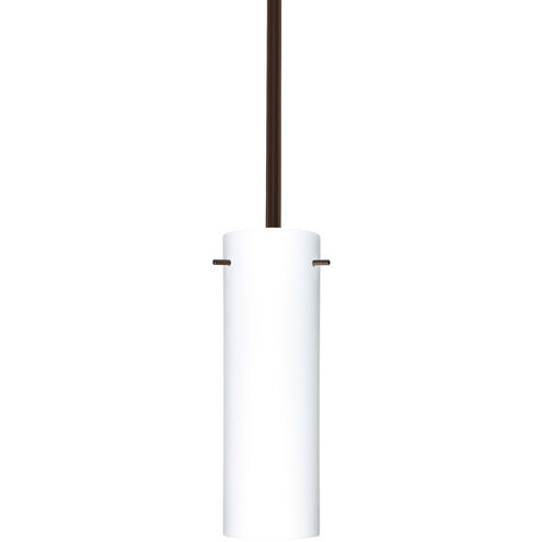 Copa 1 Light Bronze Stem Pendant Ceiling Light