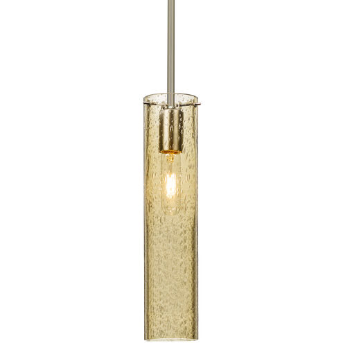 Juni 16 1 Light Satin Nickel Stem Pendant Ceiling Light