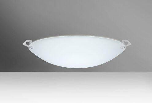 Sonya 17 2 Light 17 inch Satin Nickel Flush Mount Ceiling Light in Halogen, Satin Frost Glass