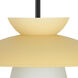 Trilo 15 LED Black Stem Pendant Ceiling Light