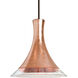 Rio 1 Light Bronze Pendant Ceiling Light