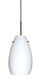 Pera 9 LED Bronze Pendant Ceiling Light in Opal Matte Glass