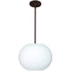 Jordo 1 Light Bronze Stem Pendant Ceiling Light