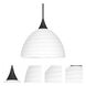 Brella LED Black Cord Pendant Ceiling Light