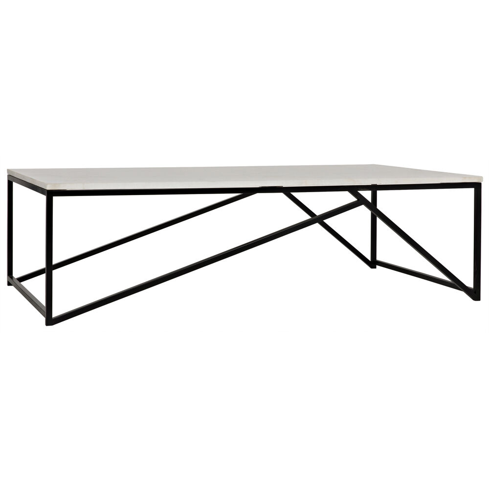 Molimo 64 X 32 inch Matte Black Coffee Table