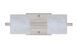 Paolo 2 Light 15 inch Satin Nickel Vanity Lighting Wall Light in Halogen, Carrera Glass