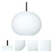 Jordo 1 Light Black Stem Pendant Ceiling Light