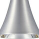 Rondo LED Satin Nickel Pendant Ceiling Light