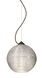 Kristall LED Bronze Pendant Ceiling Light in Glitter Glass