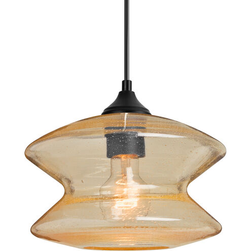 Zen 1 Light Black Outdoor Pendant