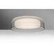 Tango 1 Light 16 inch Flush Mount Ceiling Light 