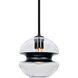 Hula 8 1 Light Black Pendant Ceiling Light