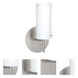 Copa 3 LED 5 inch Satin Nickel Mini Sconce Wall Light