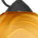 Vila LED Black Cord Pendant Ceiling Light