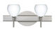 Tay Tay LED 15 inch Satin Nickel Vanity Lighting Wall Light in Opal Matte Glass