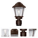3100 Series 1 Light 14 inch Bronze Outdoor Post Mount, Costaluz