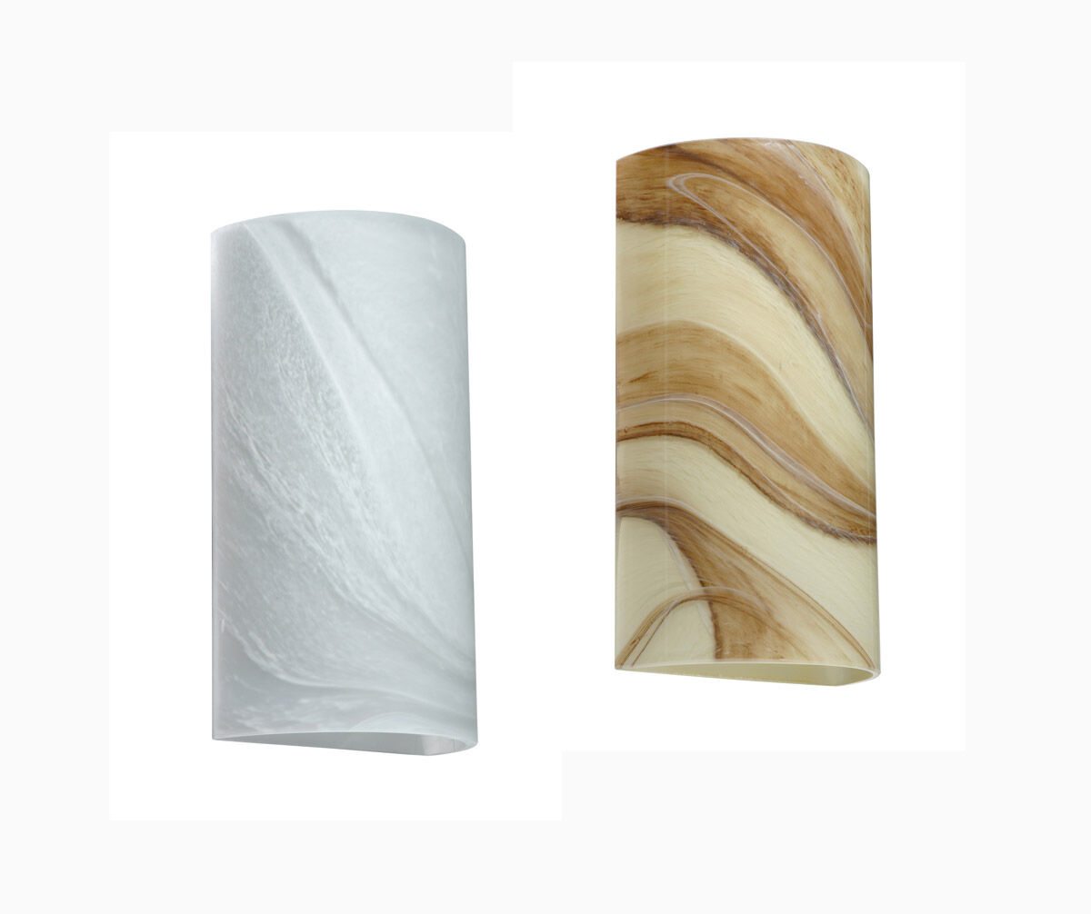 Dorian 10 LED 6 inch ADA Wall Sconce Wall Light in Marble Glass