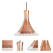 Rio 1 Light Black Pendant Ceiling Light