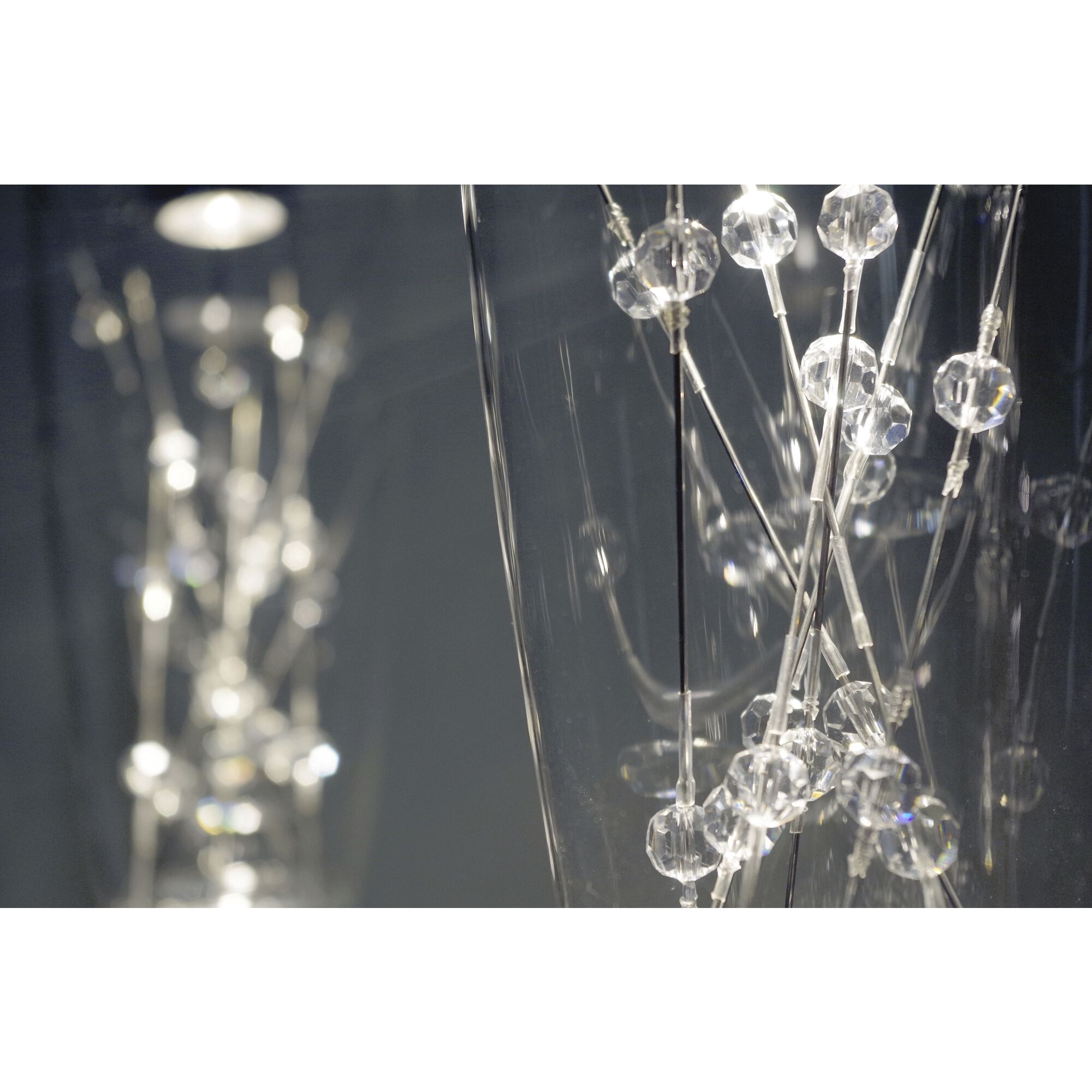 Willow LED Satin Nickel Pendant Ceiling Light