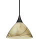 Domi LED Black Cord Pendant Ceiling Light