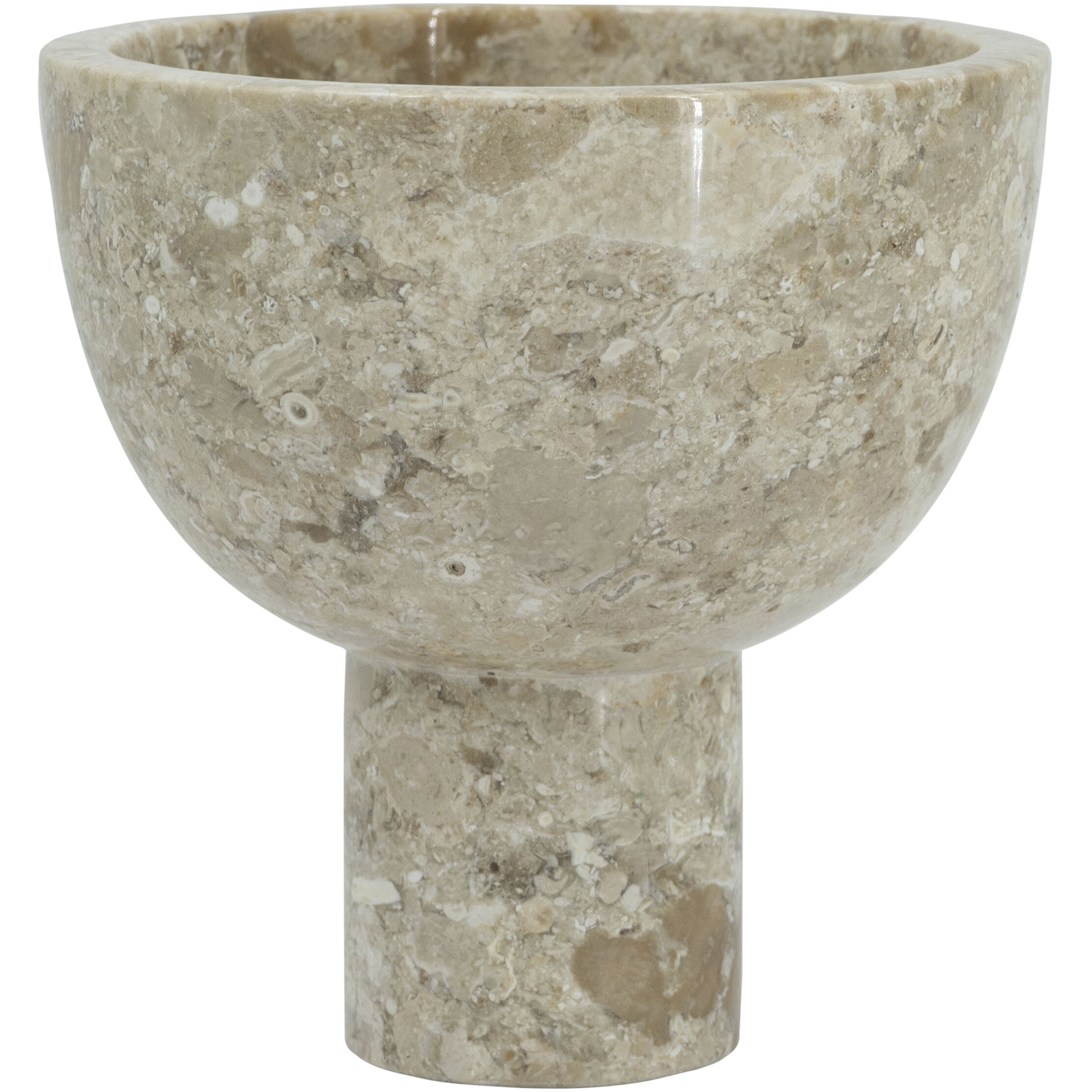 Anita Cream Pedestal Bowl