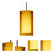 Pahu 4 LED Black Cord Pendant Ceiling Light