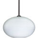 Pape 12 LED Black Cord Pendant Ceiling Light