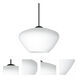 Peri 1 Light Black Cord Pendant Ceiling Light