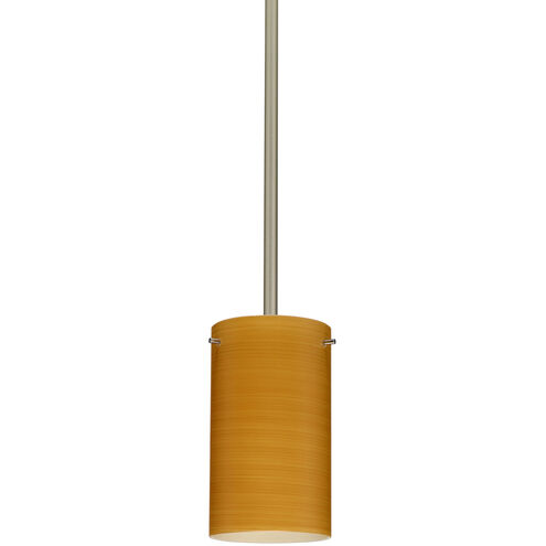 Stilo 7 1 Light Satin Nickel Stem Pendant Ceiling Light