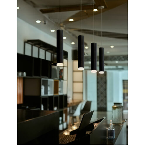 Cafe 1 Light Black Pendant Ceiling Light