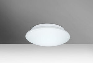 Sola 10 1 Light 10 inch Flush Mount Ceiling Light in Incandescent, Opal Matte Glass
