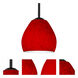 Bolla 1 Light Black Stem Pendant Ceiling Light
