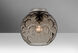 Bombay 1 Light 10 inch Satin Nickel Flush Mount Ceiling Light in Smoke Glass