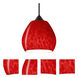 Tay Tay 1 Light Black Cord Pendant Ceiling Light