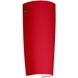 Tomas LED 5 inch Bronze ADA Wall Sconce Wall Light in Ruby Matte Glass