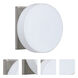 Ciro 1 Light 6 inch Satin Nickel ADA Mini Sconce Wall Light in Halogen