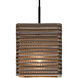 Kirk 6 LED Black Cord Pendant Ceiling Light