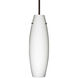 Tara 1 Light Bronze Stem Pendant Ceiling Light