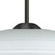 Pape 10 LED Black Cord Pendant Ceiling Light