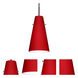 Cierro LED Black Cord Pendant Ceiling Light