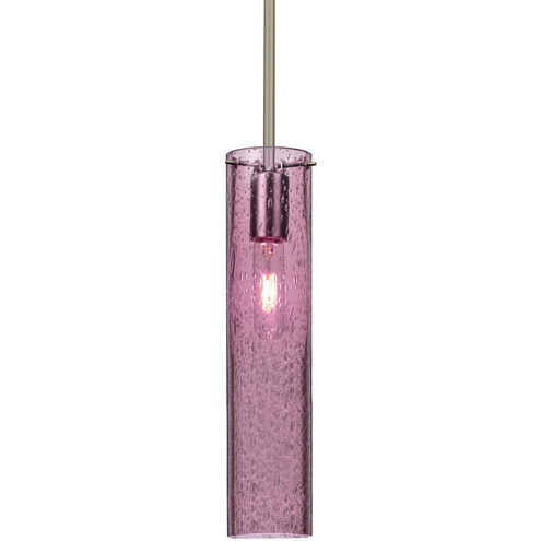Juni 16 1 Light Satin Nickel Stem Pendant Ceiling Light