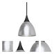 Divi 1 Light Black Cord Pendant Ceiling Light
