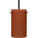 Tamburo 5 1 Light Black Stem Pendant Ceiling Light