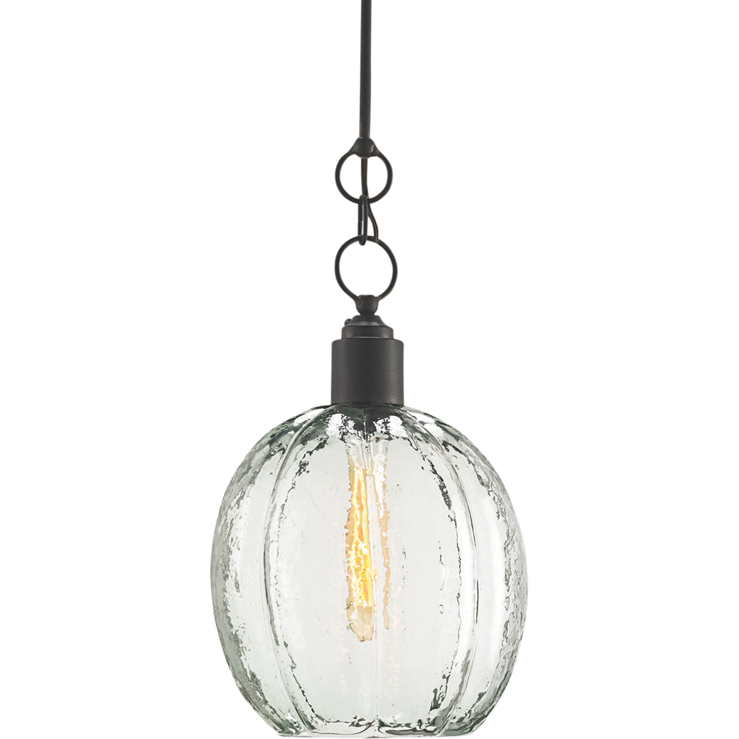 Aquaterra 1 Light 10 inch Old Iron Pendant Ceiling Light
