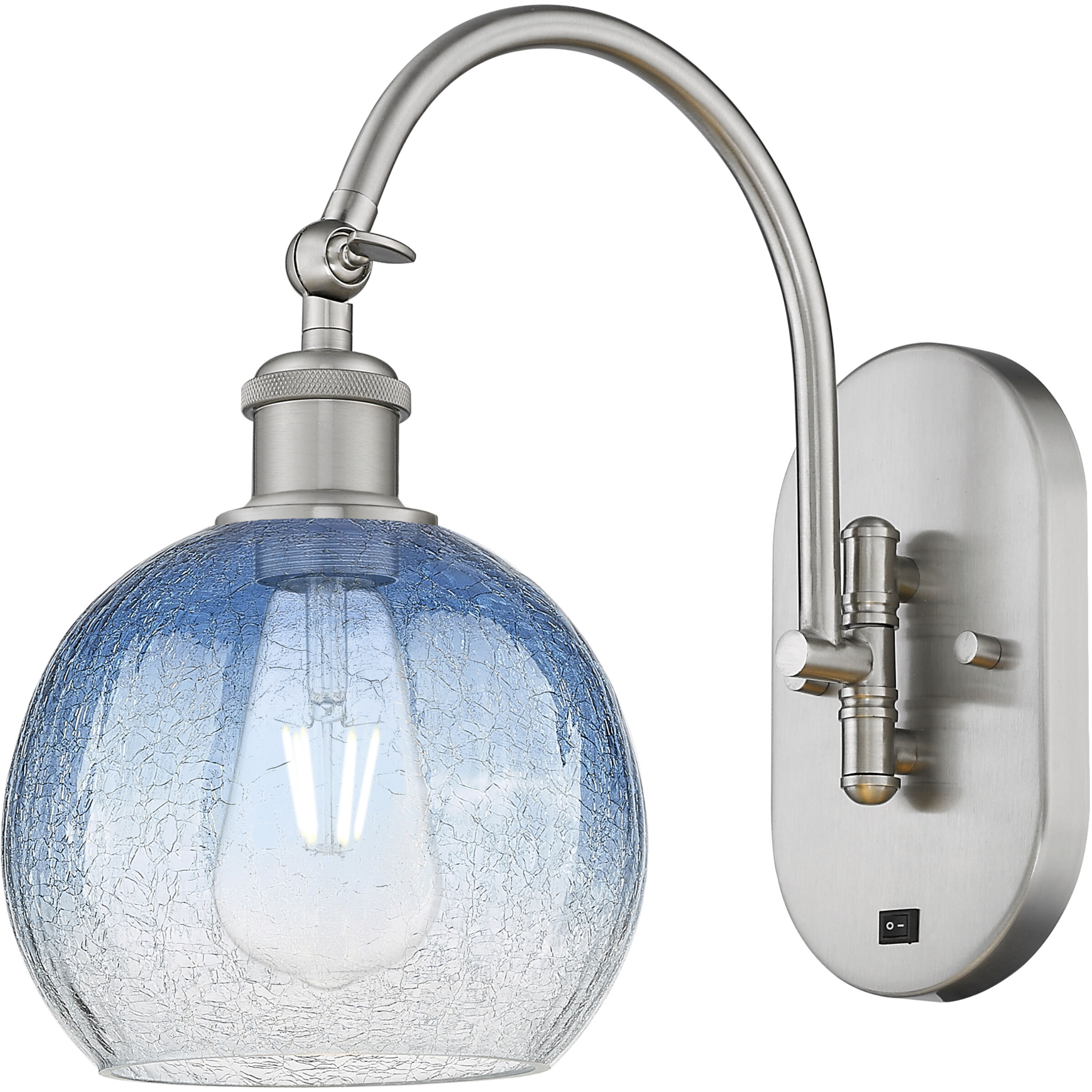 Ballston Brookhaven Globe 1 Light 7.88 inch Swing Arm Light/Wall Lamp